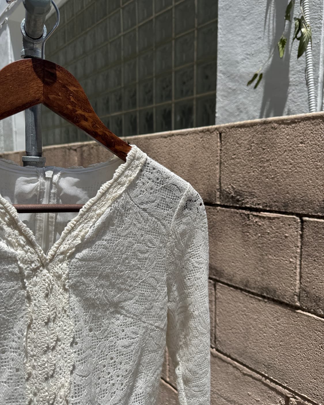 VINTAGE WHITE LACE TOP 상품이미지2