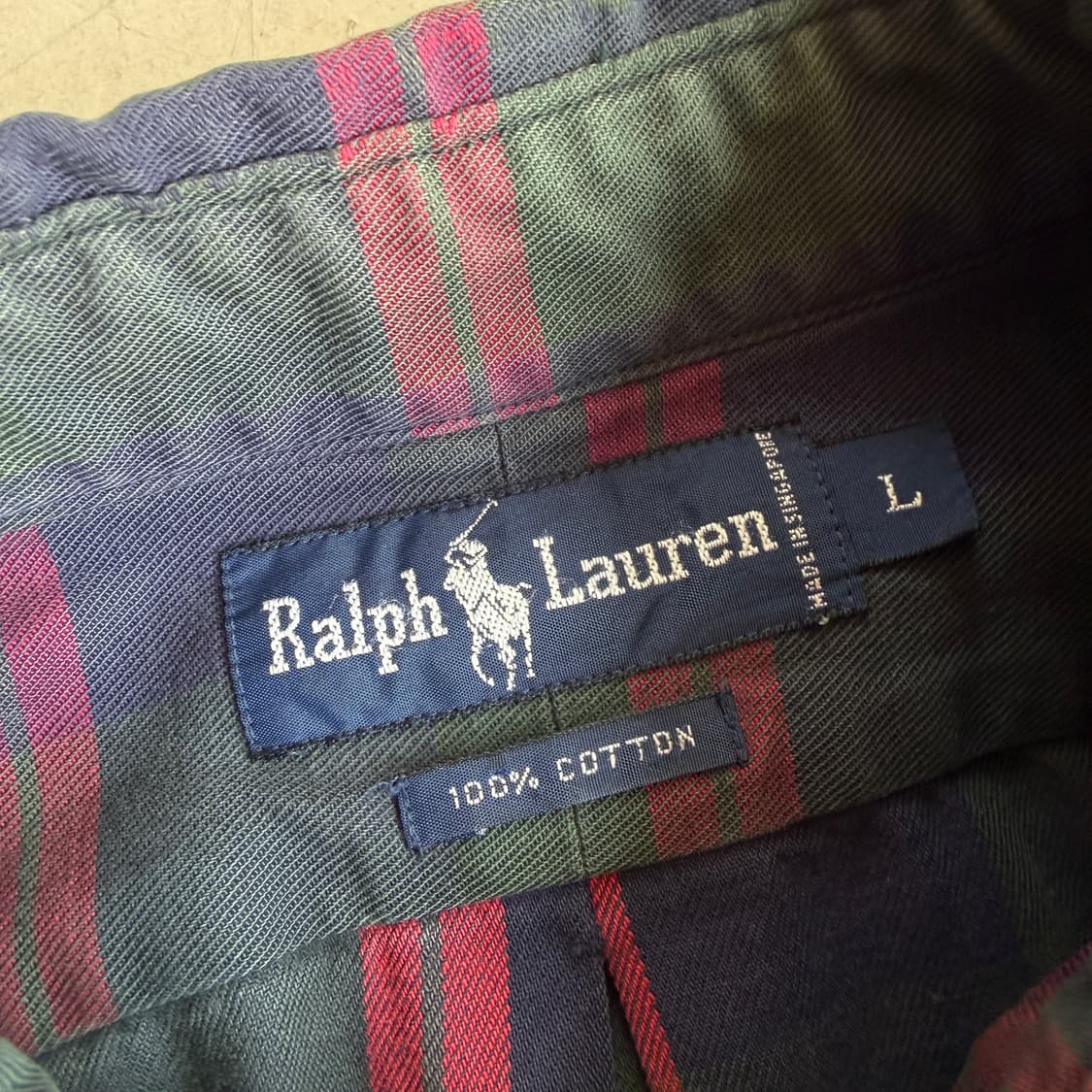 폴로 랄프로렌 체크 셔츠 상품이미지4