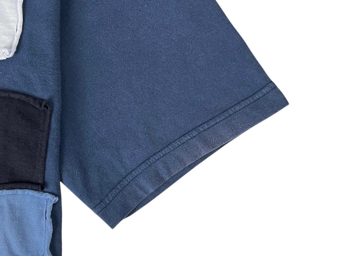 rolled edge patchwork T-shirt 상품이미지5