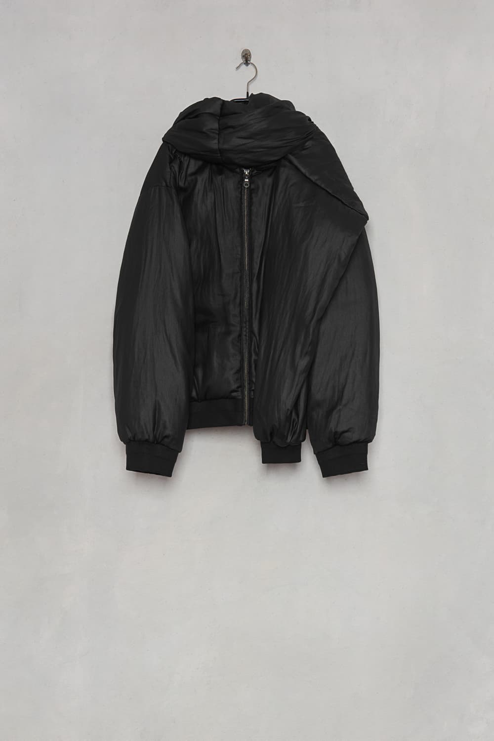 더일마 머플러 후드 패딩 상품이미지3