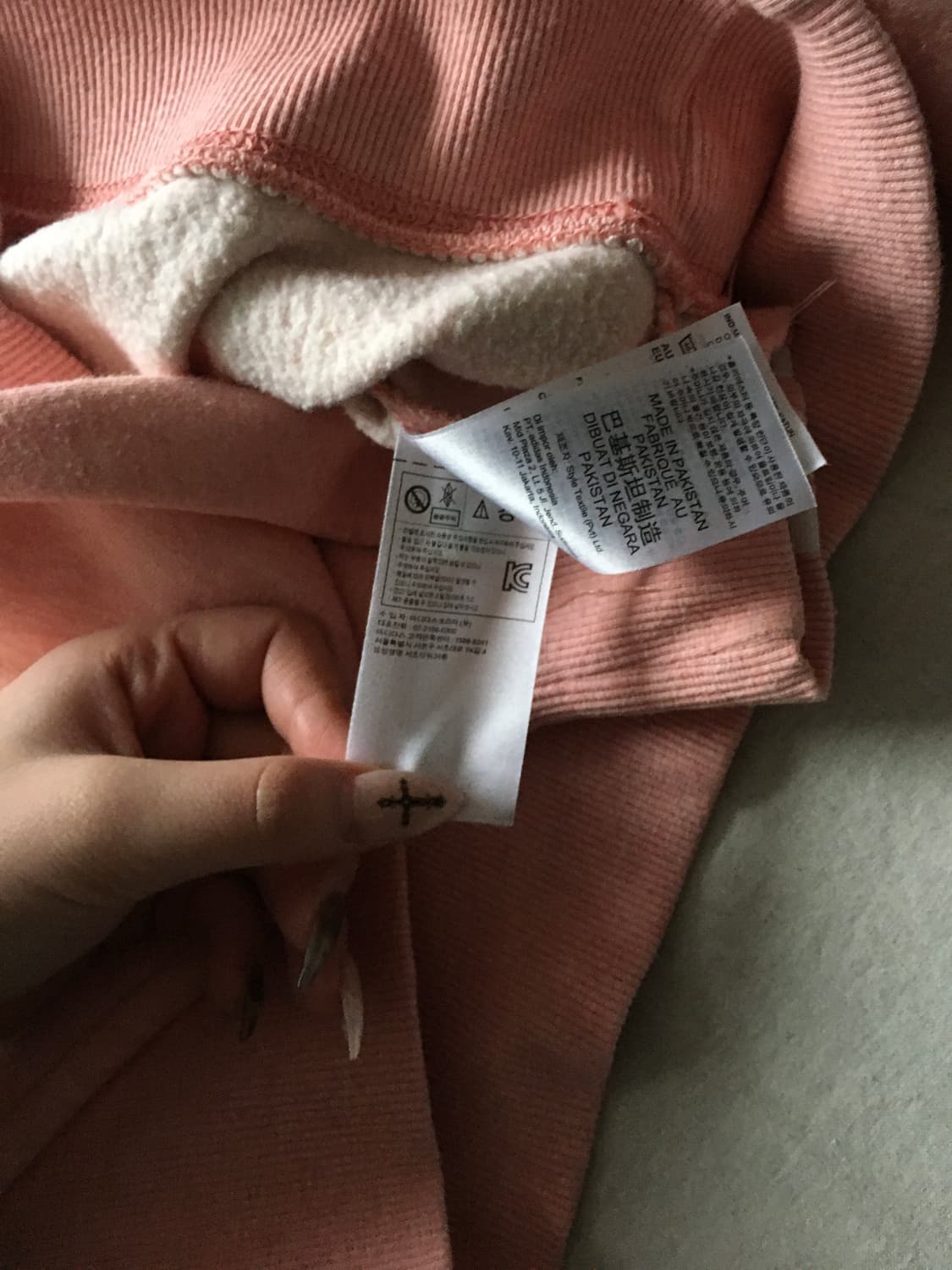 아디다스 자수 크롭 후드티 상품이미지7