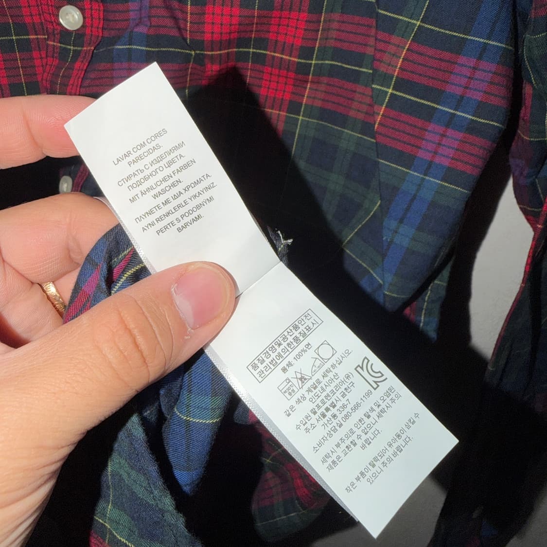 폴로 랄프로렌 크리스마스 패턴 셔츠 보이즈 XL (66-77) 상품이미지9