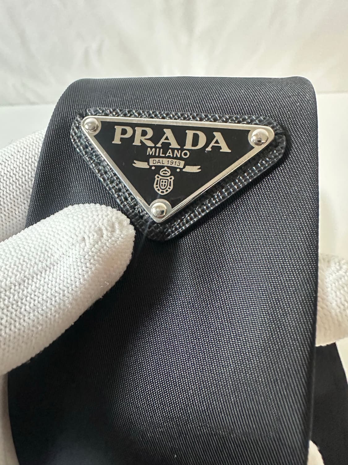 프라다 리나일론 개버딘 로고 넥타이 (OS) 상품이미지2