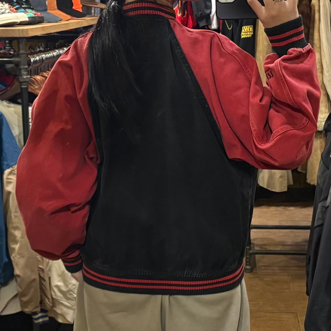 [HI] VTG 데님바시티자켓 블랙 상품이미지5