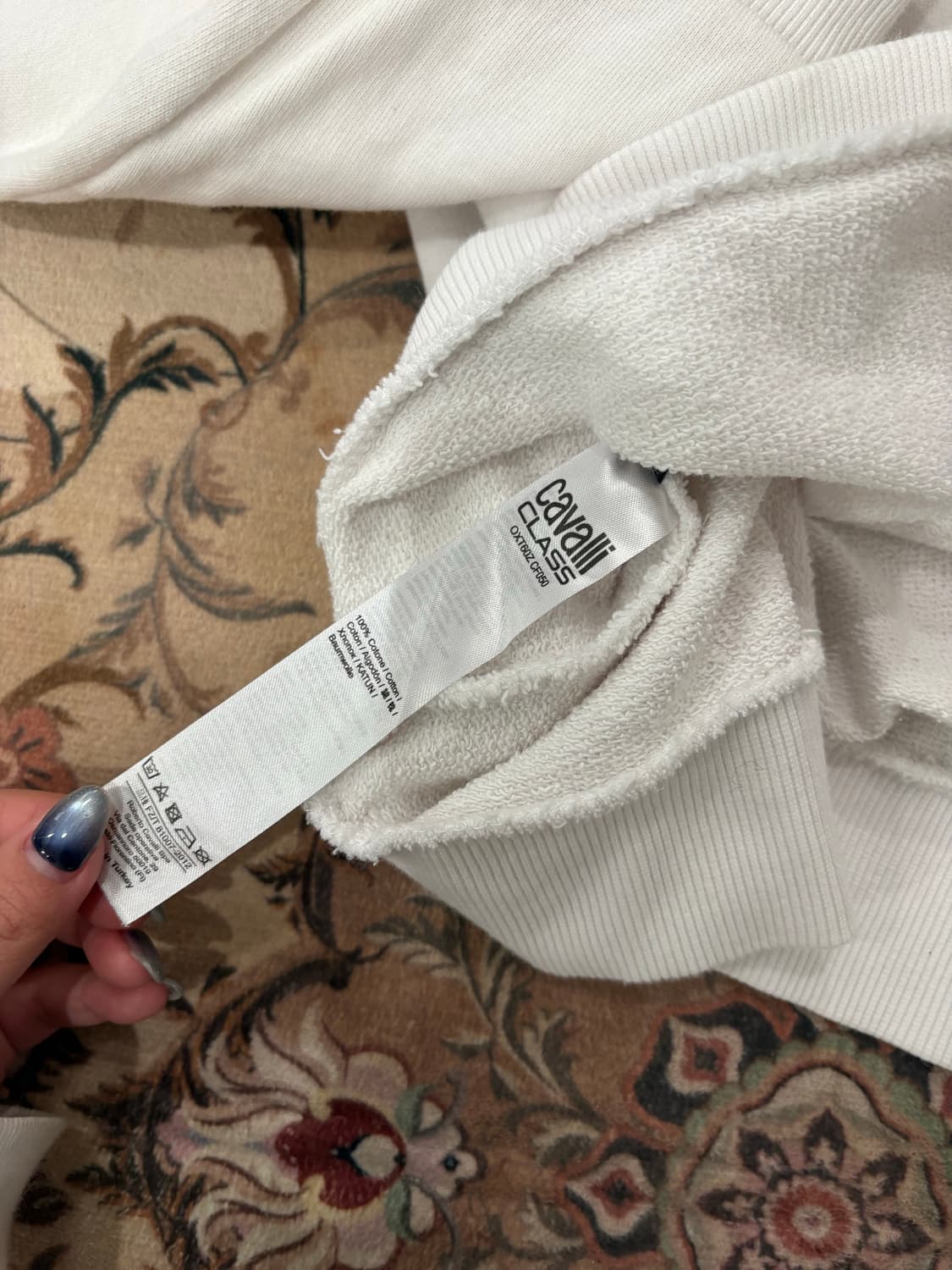 저스트카발리 박스로고 후드티 상품이미지4