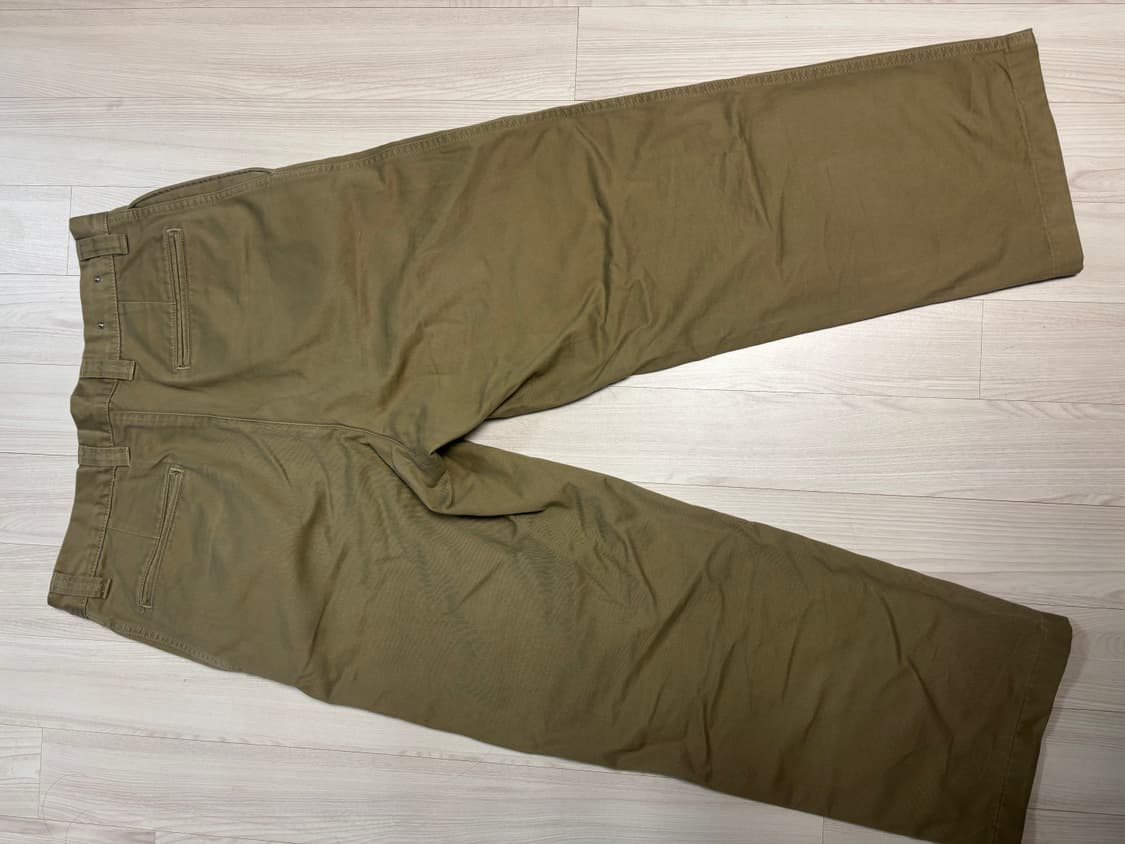 [34사이즈] 마인데님 워시드 치노 트라우저 베이지 상품이미지4