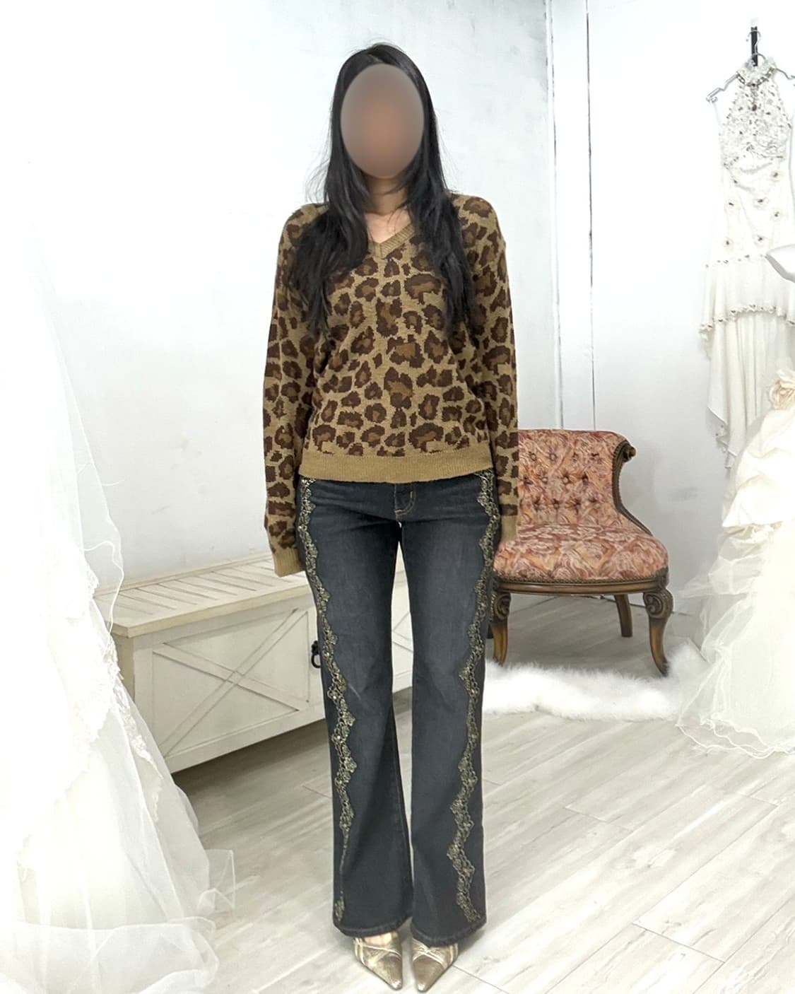 Oriental Fairy Bootcut Denim pants 상품이미지7