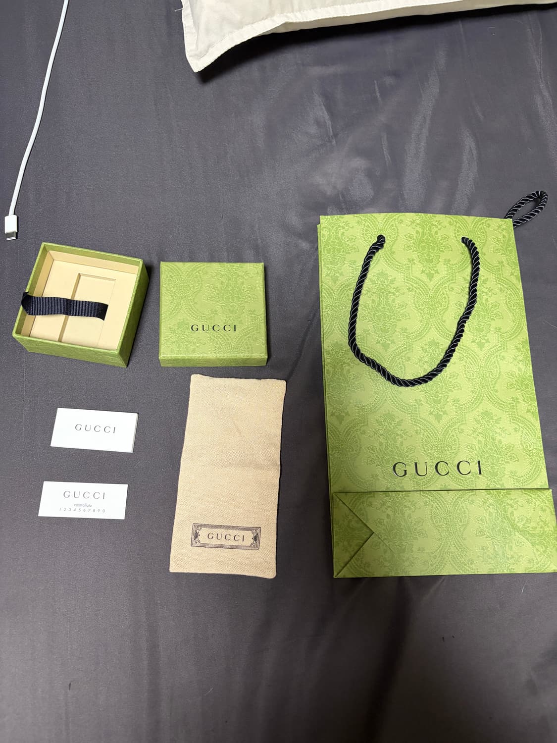 구찌 인터로킹 슬림 반지 20호 상품이미지2