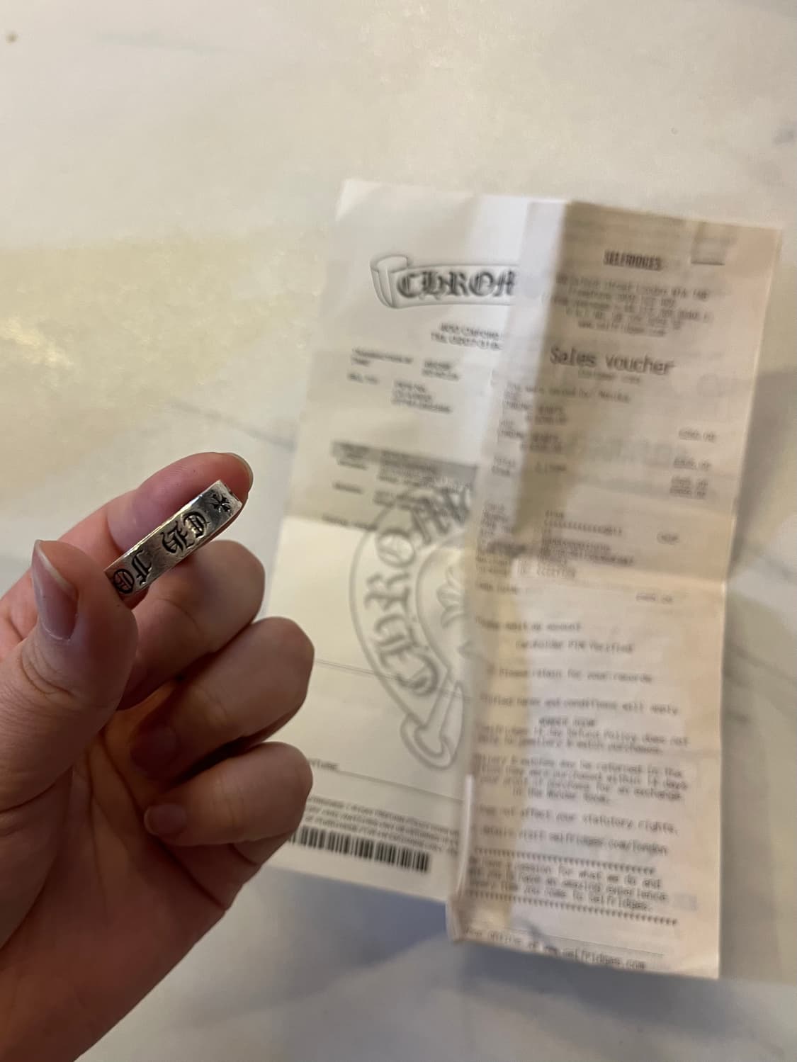 크롬하츠 스페이서 포에버링 24호 (영수증포함) 상품이미지1