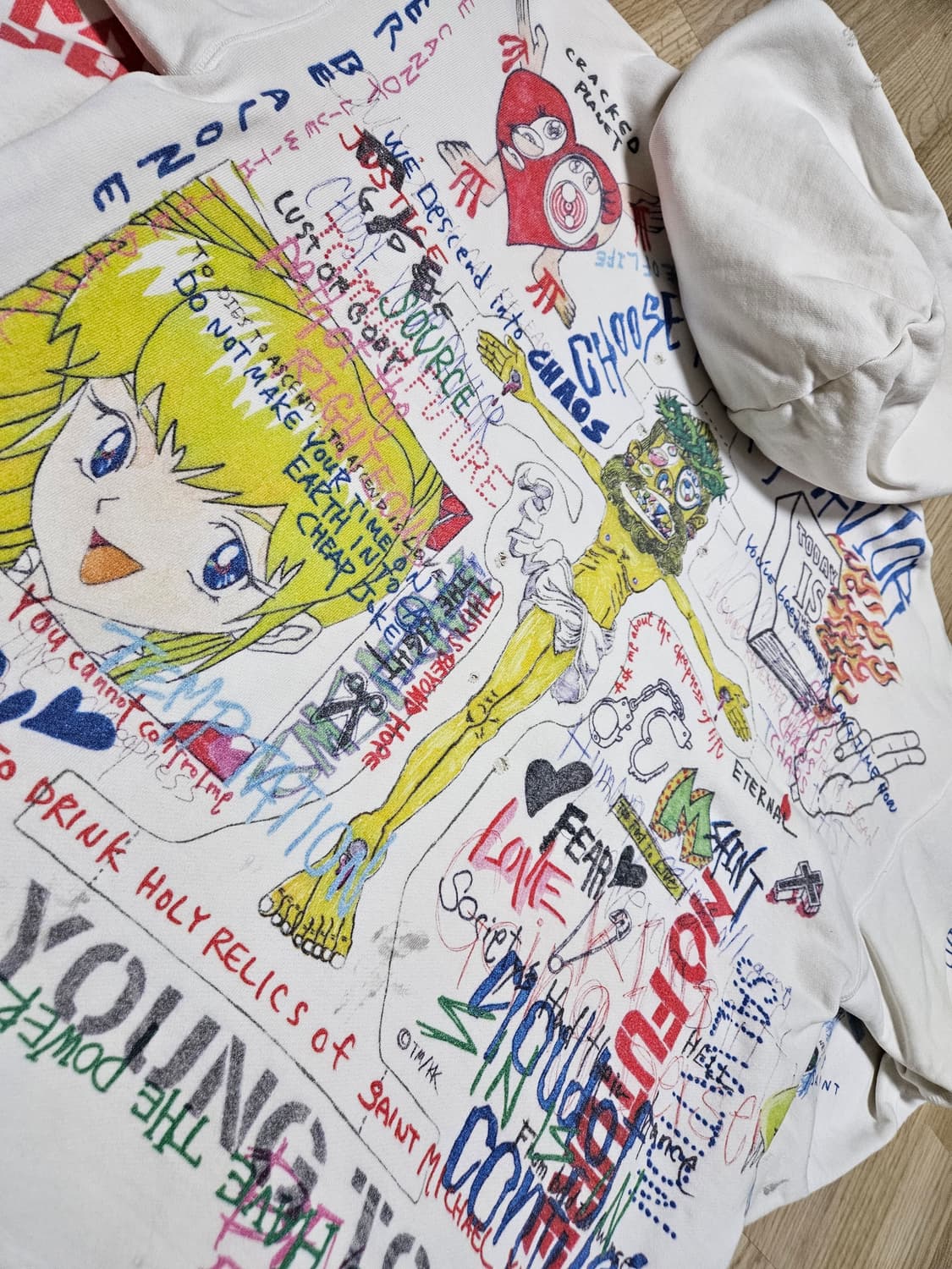 세인트미카엘 x 무라카미 타카시 후드 상품이미지6