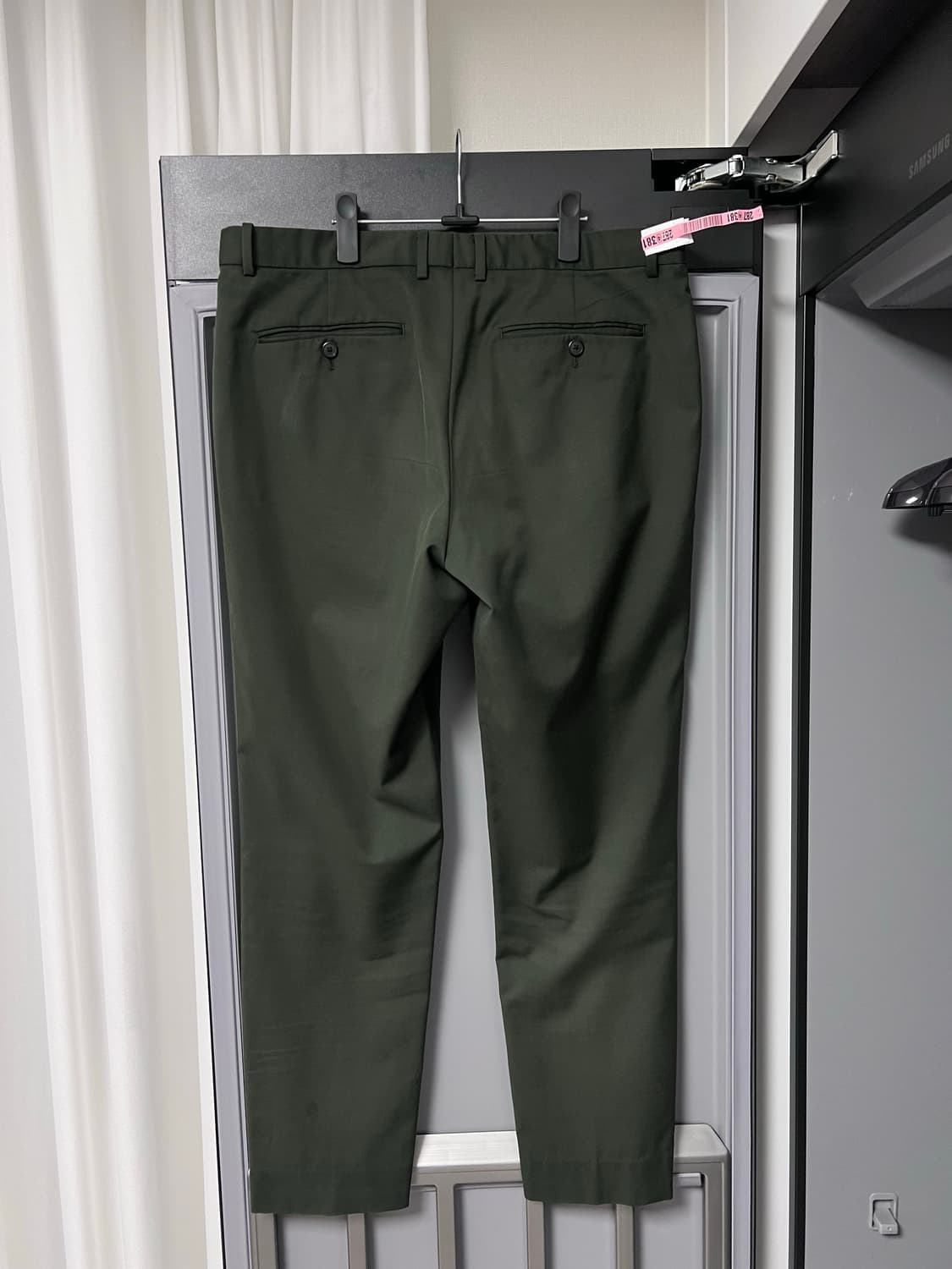 Theory 띠어리 다크 그린 정장 셋업 수트 42,34 상품이미지6