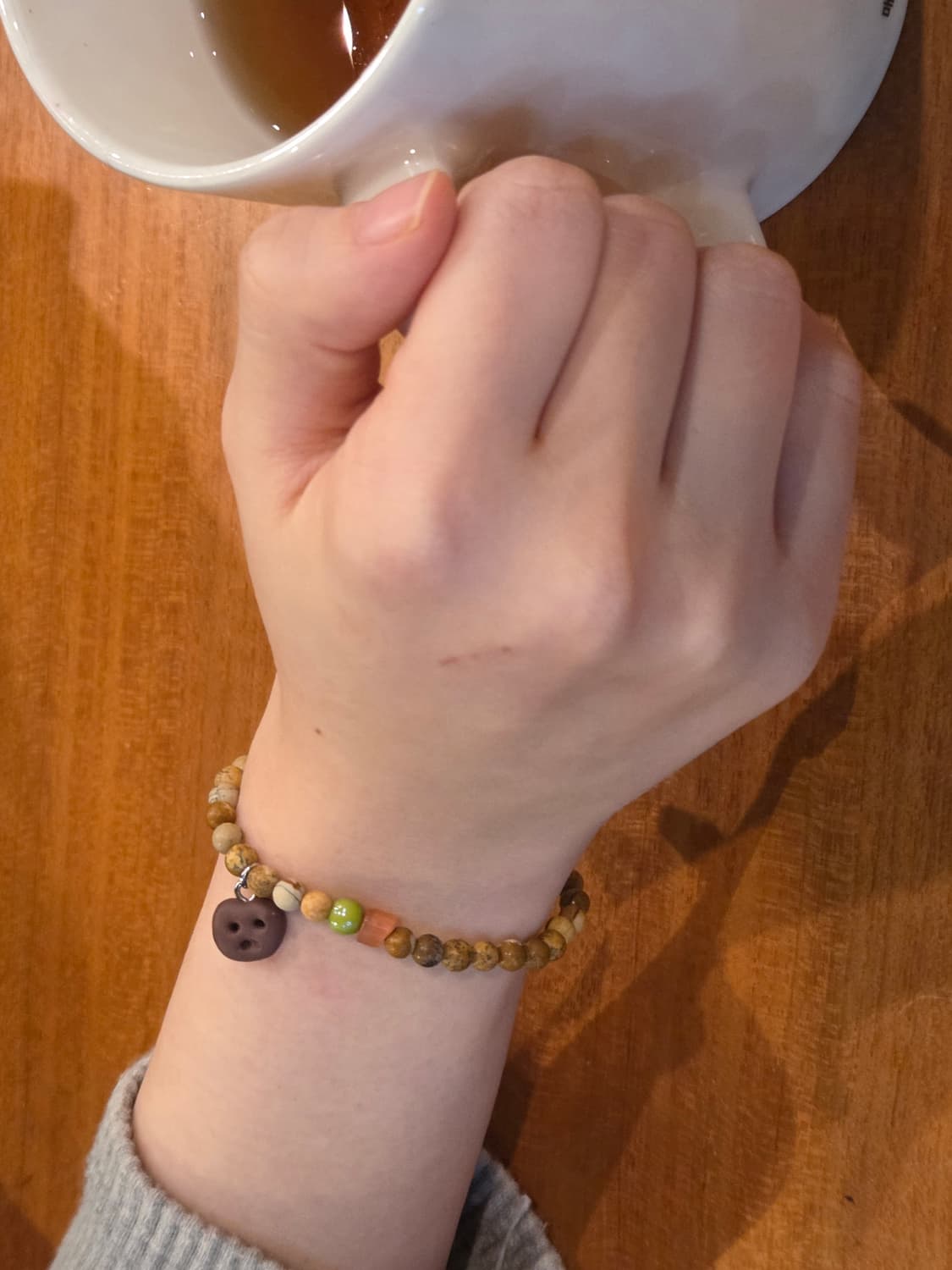 [핸드메이드] 귀여운 감자 팬던트 비즈팔찌 (무료배송) 상품이미지8