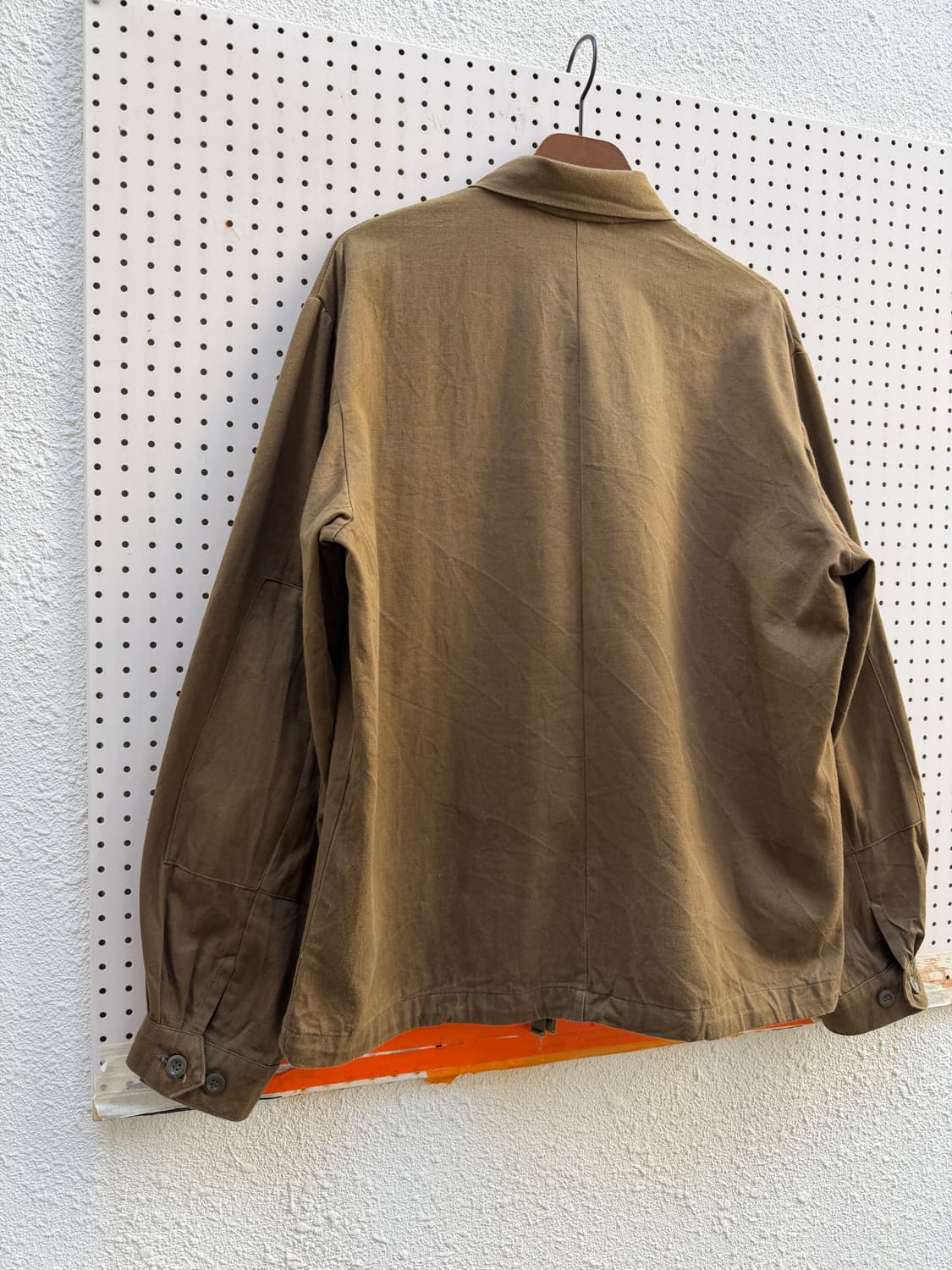 1970s CZECH MILITARY FLY FRONT 체코군 워크자켓 상품이미지9