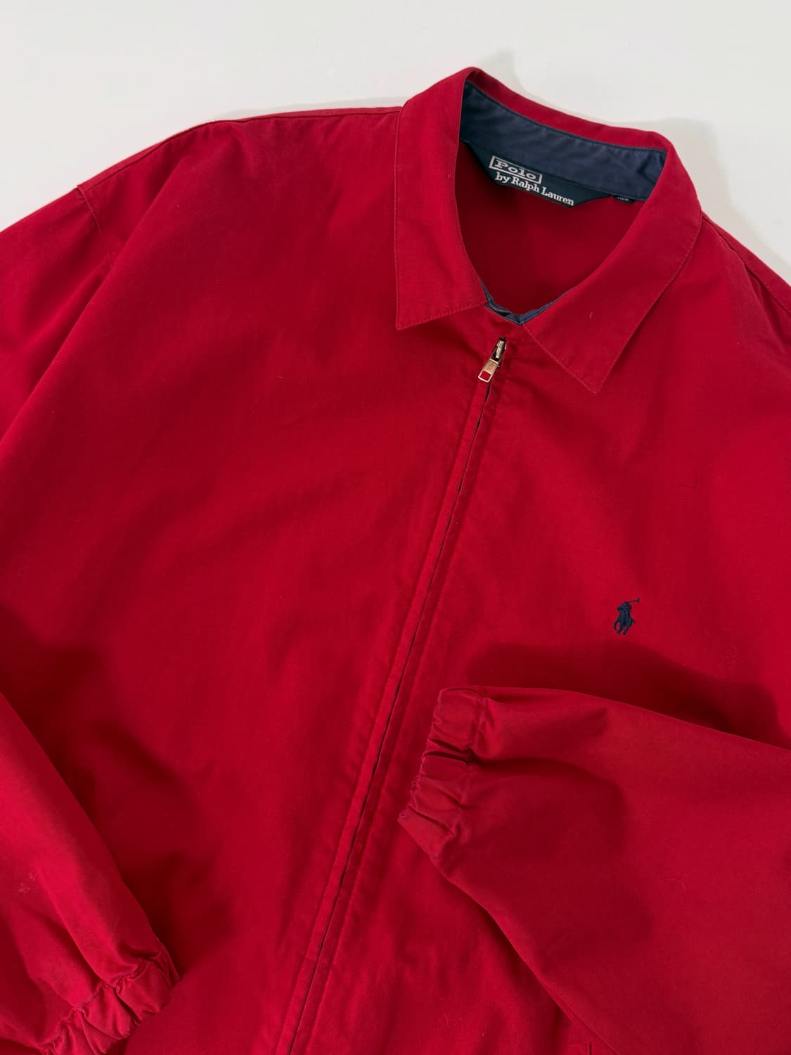폴로 랄프로렌 오버핏 90‘s 딥레드 스윙탑 코튼 트윌 자켓 상품이미지3