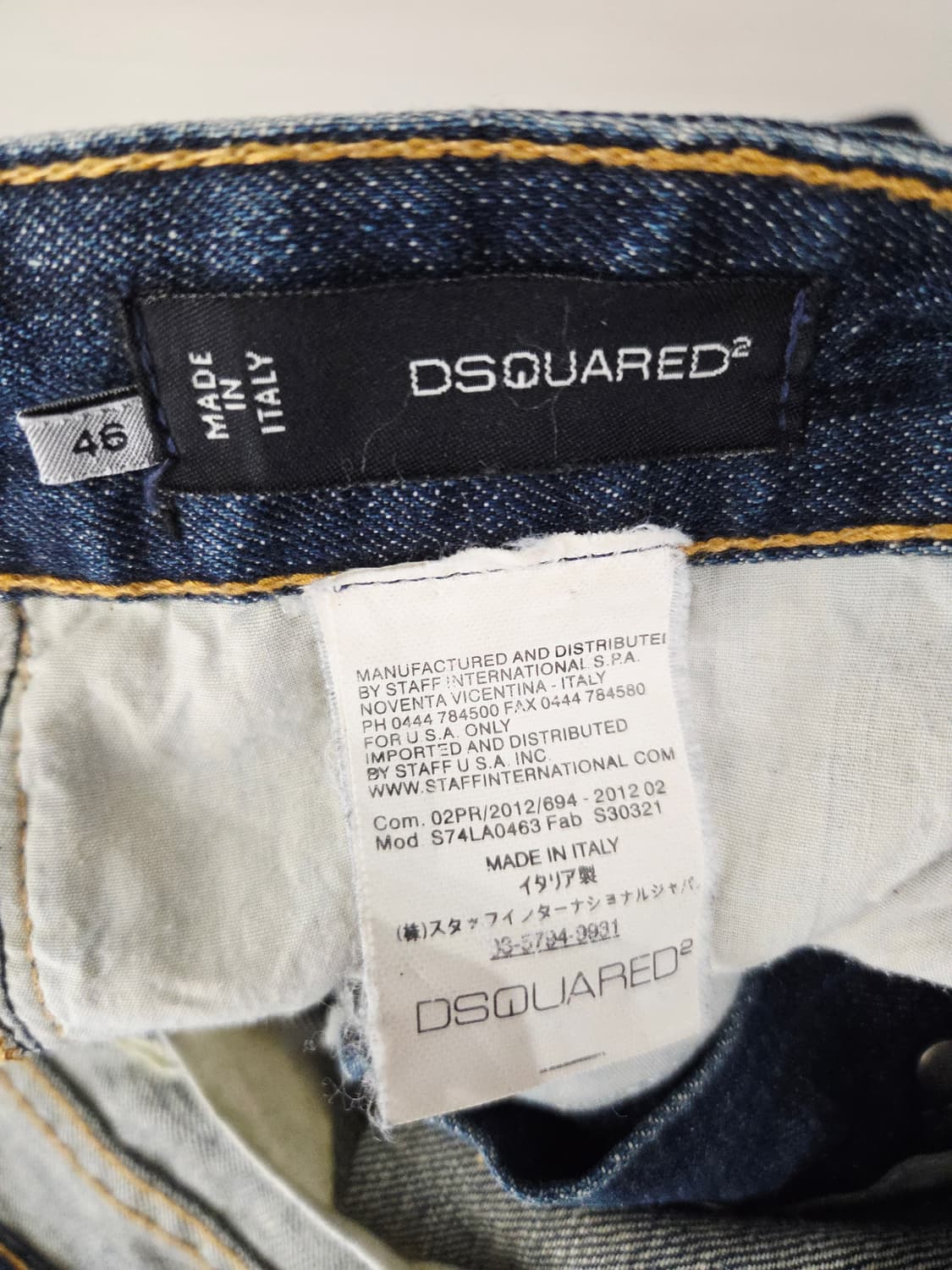 디스퀘어드2 페인트 스팟 디스트로이드 진 상품이미지8