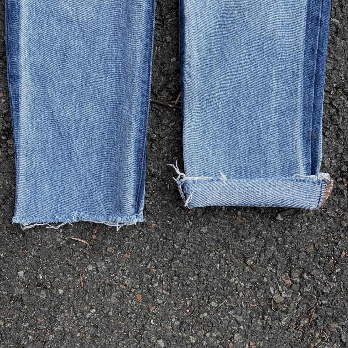 리바이스 501 사이드 에이징 연청 데님 (28)   상품이미지4