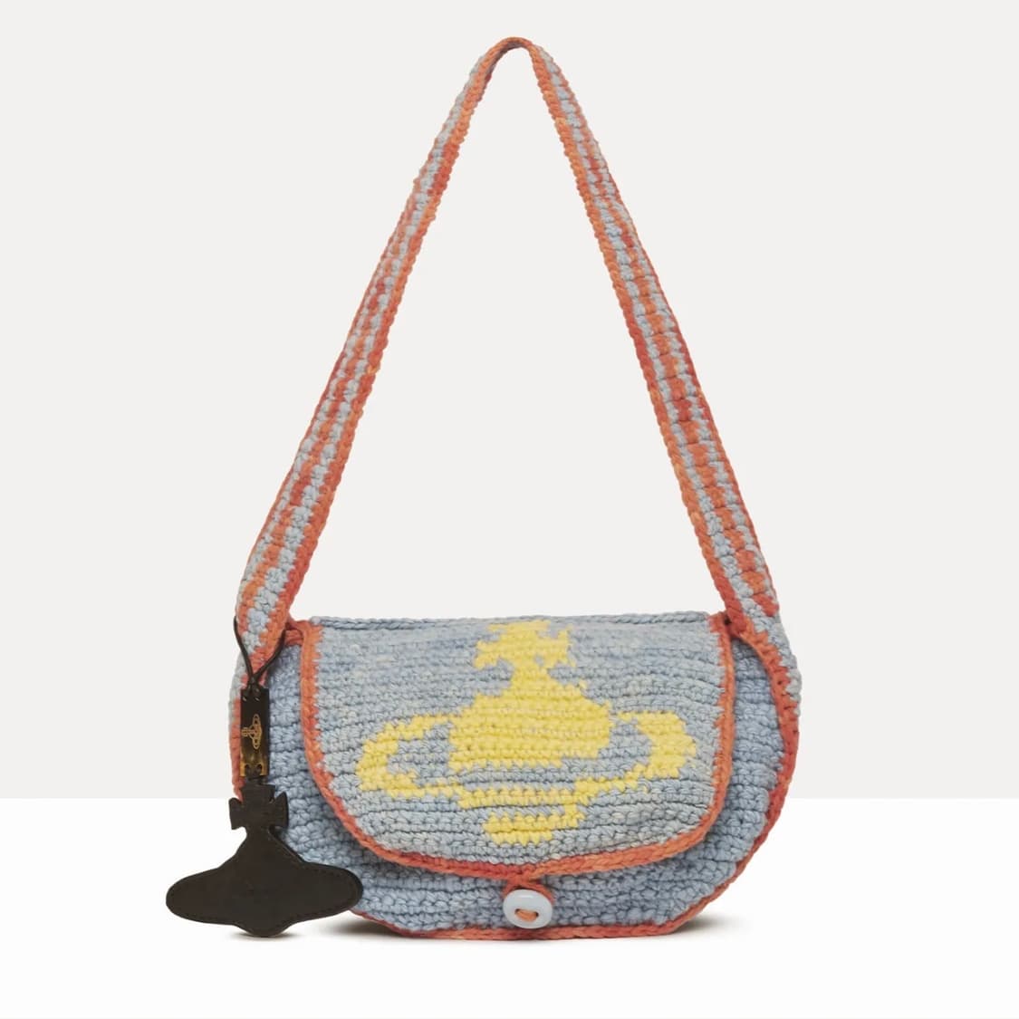 비비안웨스트우드 25fw 하프문 크로셰 크로스백 상품이미지1