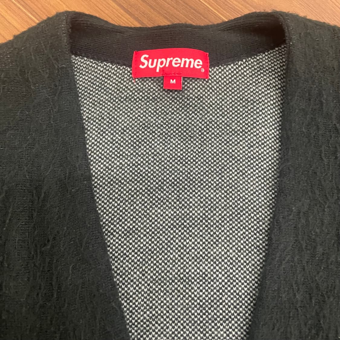 슈프림 체커보드 모헤어 가디건  상품이미지3