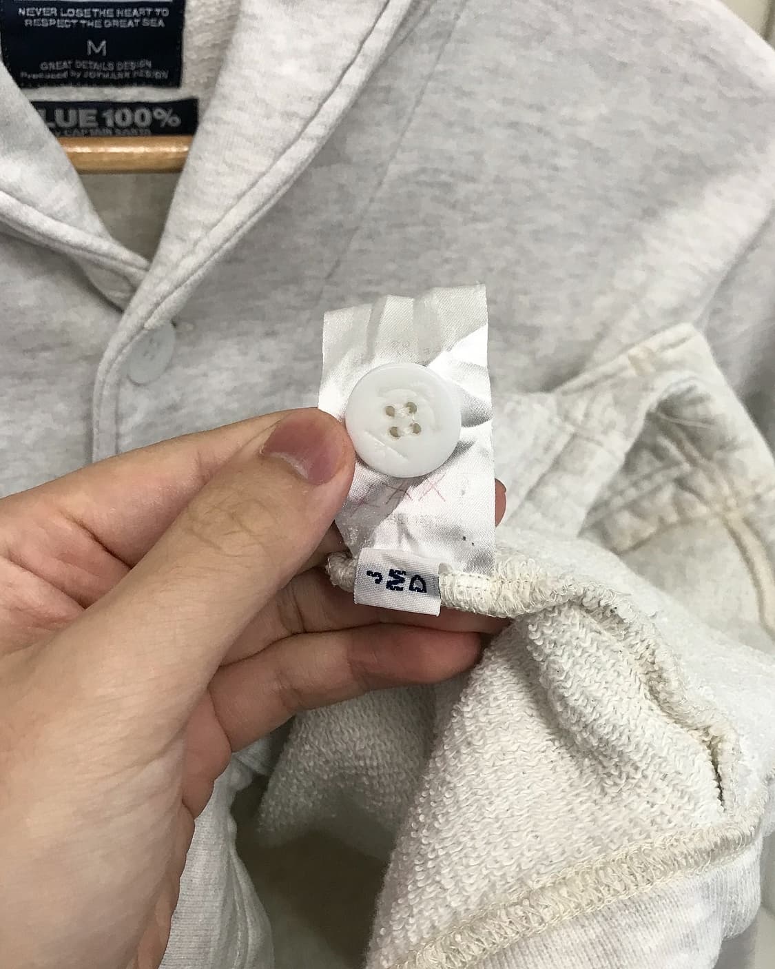 캡틴산타 패치 자수 면 가디건 상품이미지4