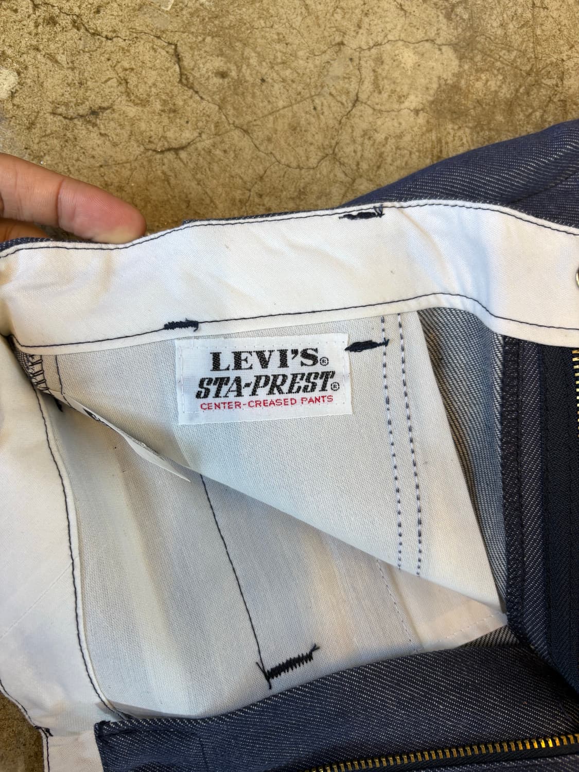 90s Usa 데드스탁 리바이스 스타프레스트 팬츠 상품이미지3