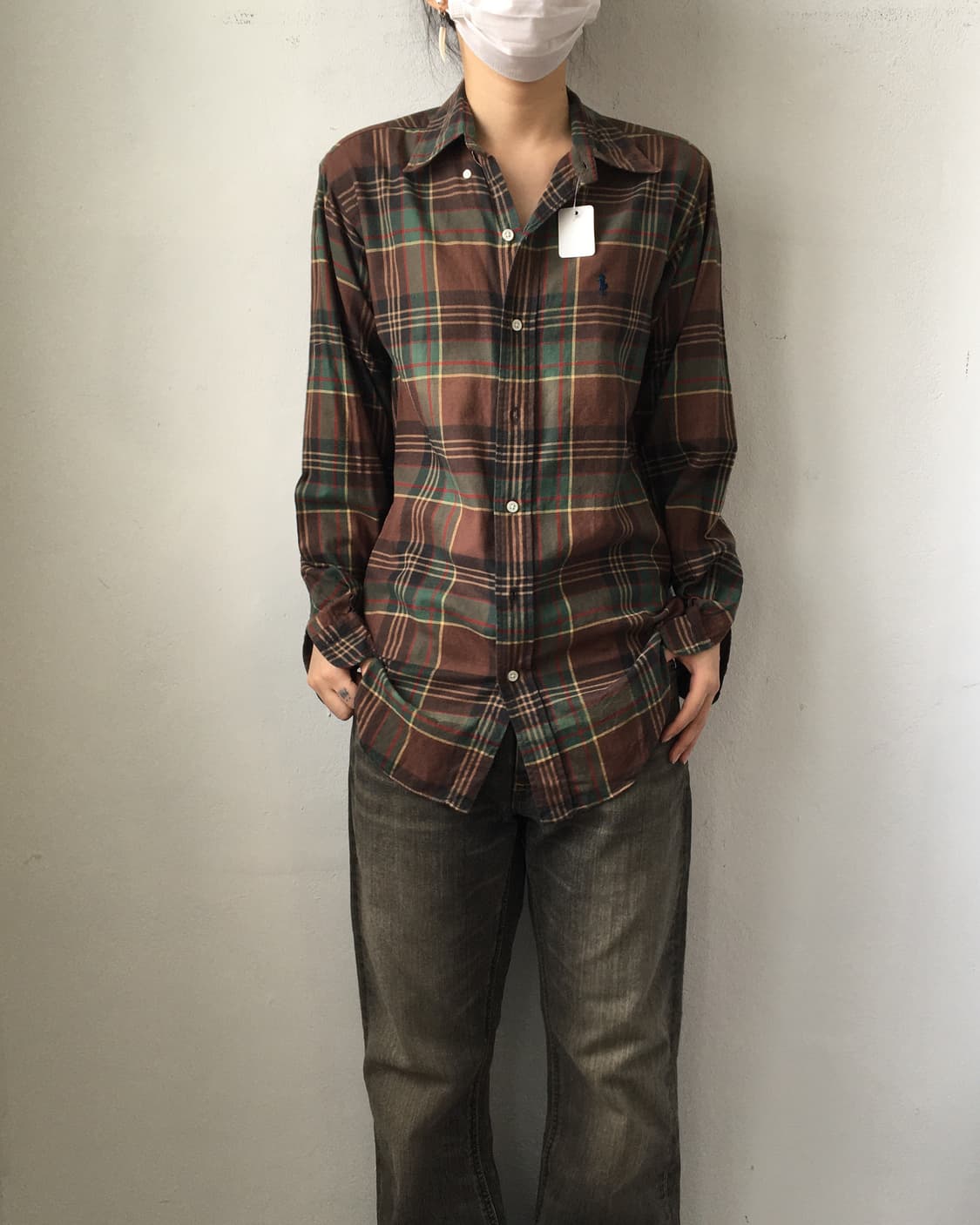 Polo check pattern shirt 상품이미지5