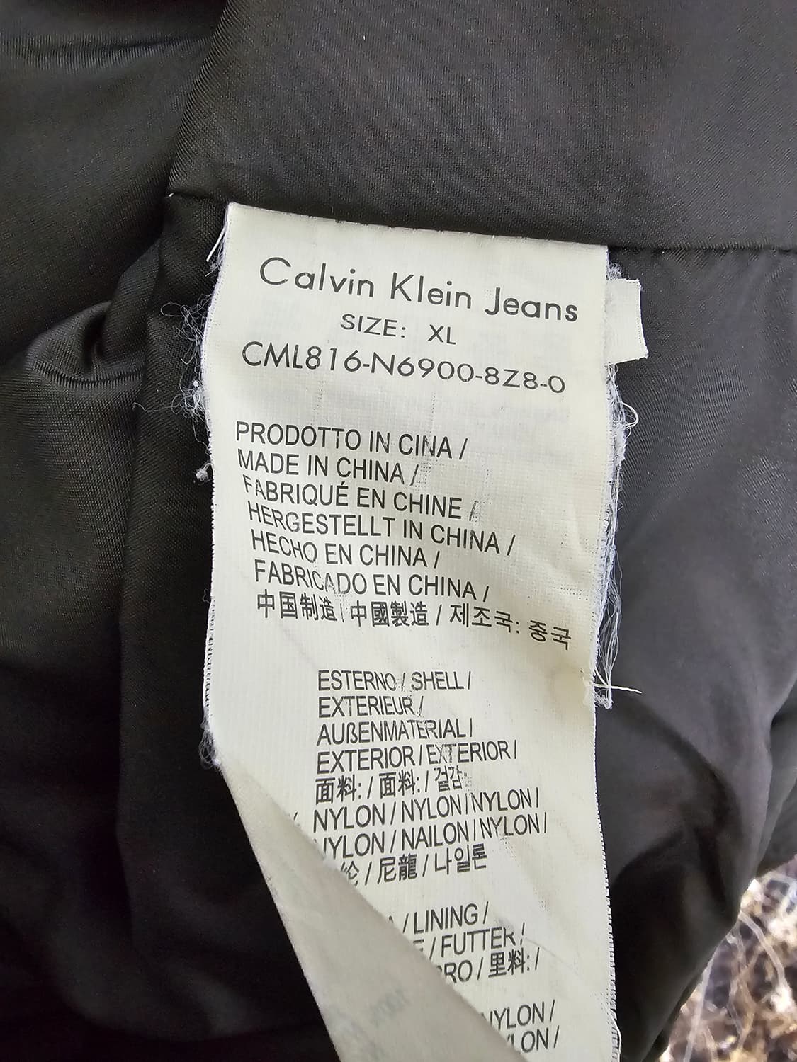 캘빈클라인 덕다운패딩 XL 상품이미지5