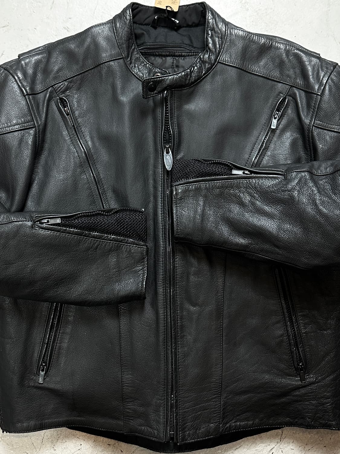 모터사이클 레더 아머 자켓 빈티지 레더 자켓 상품이미지7
