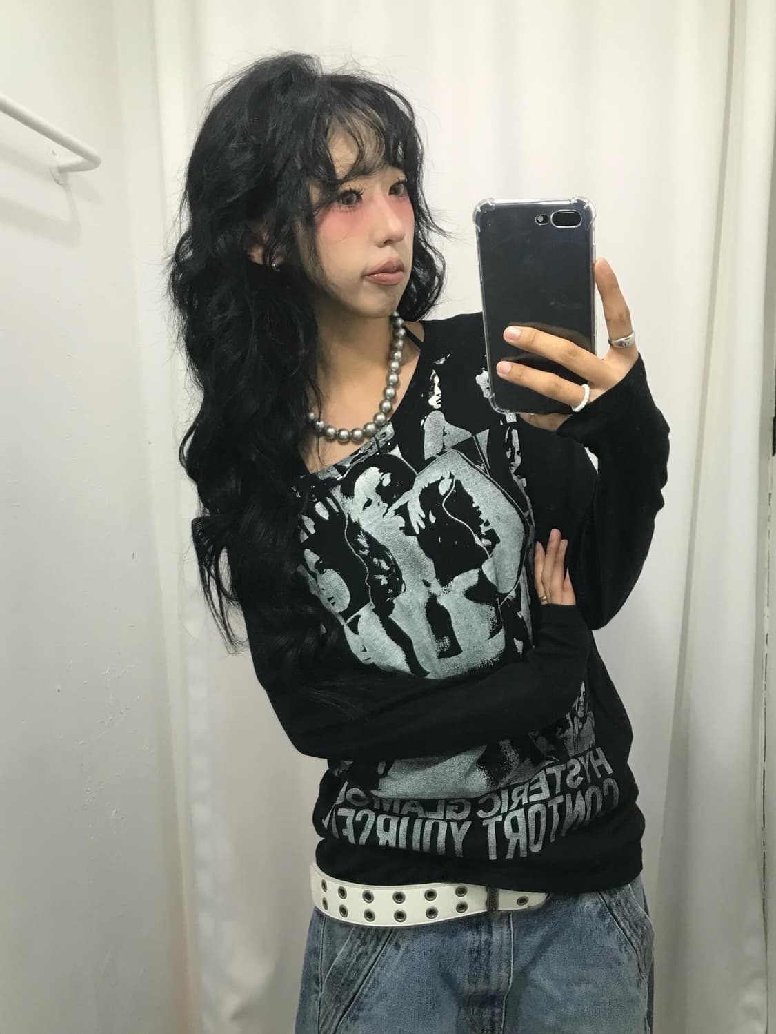 Hysteric Glamour His Girl Long Sleeves 상품이미지5