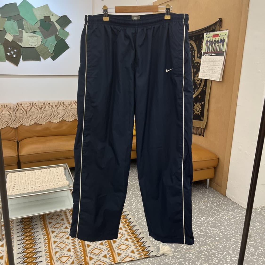 나이키 빈티지 올드스쿨 레트로 바람막이 트랙팬츠 L C10927 상품이미지3