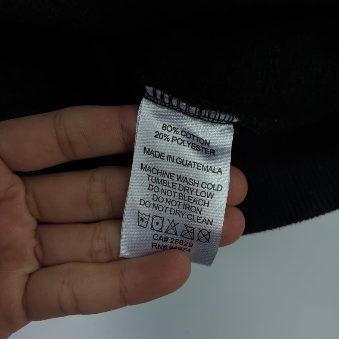 Stussy  스투시 베이직 스탁로고 블랙 맨투맨  상품이미지7