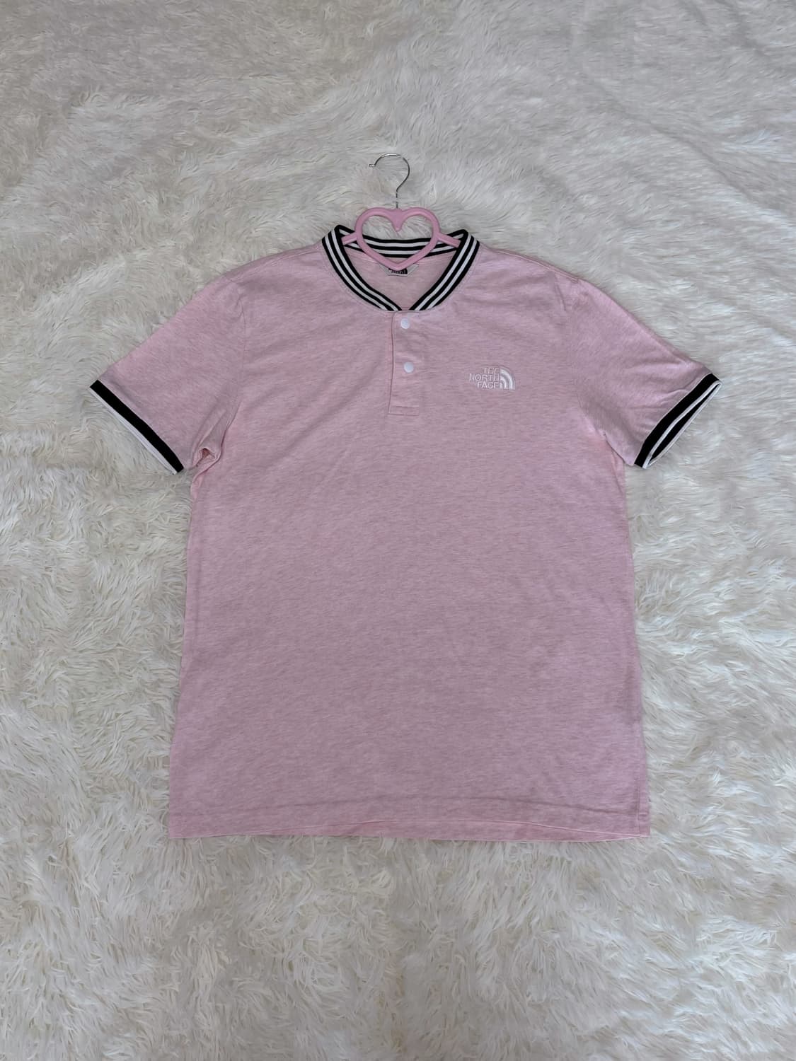 노스페이스 베이비 핑크 반팔티 상품이미지1