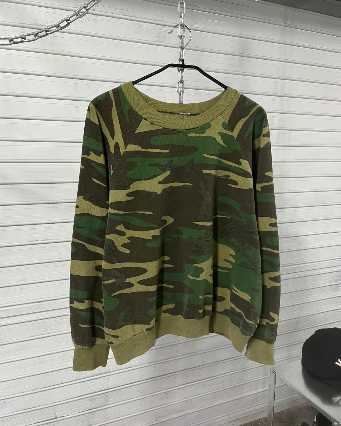 90s Woodland camo long slv (USA made) 상품이미지3