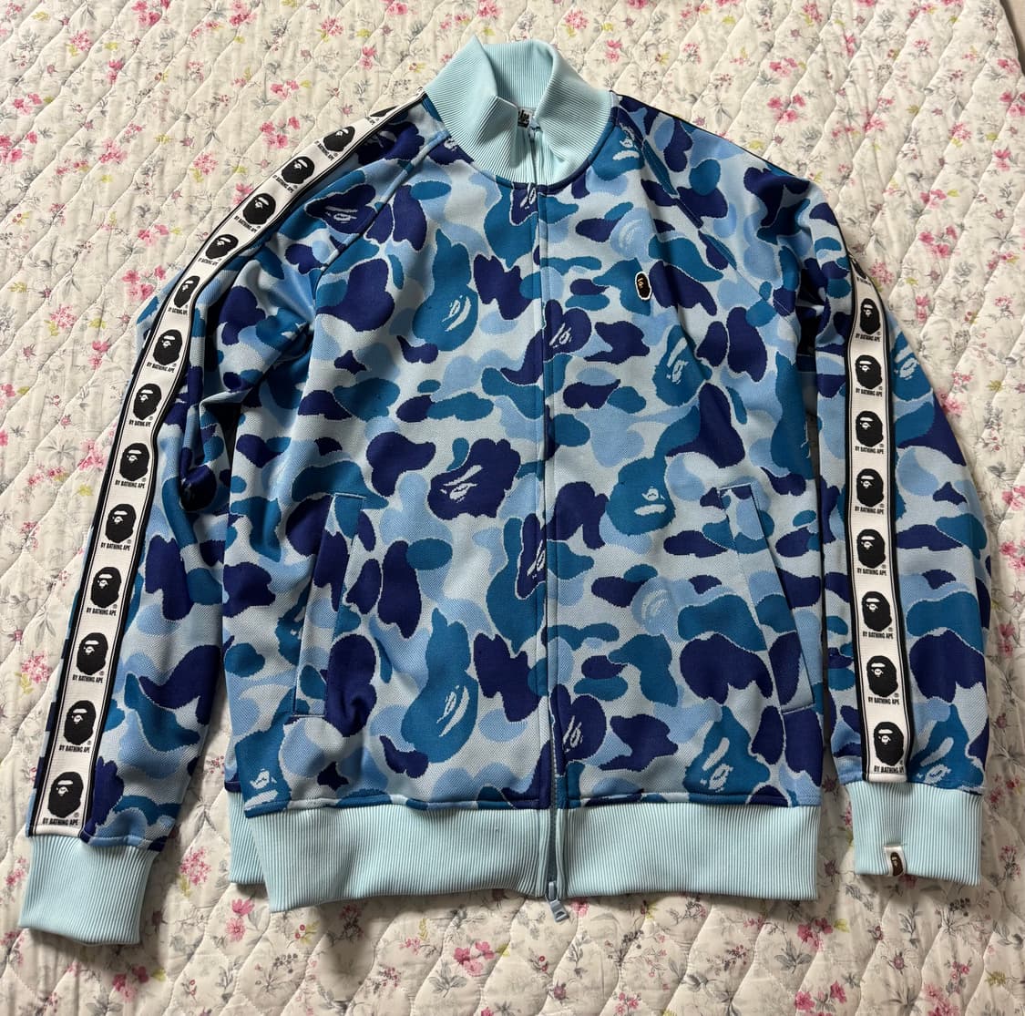 베이프 ABC 카모 트랙자켓 블루 XL 상품이미지1