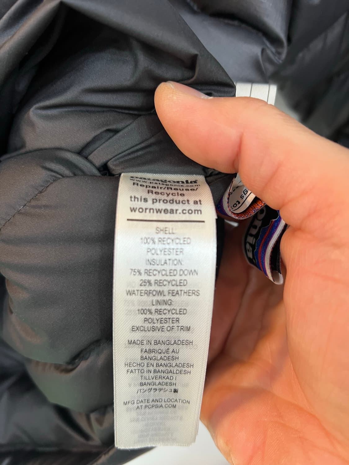 파타고니아 남 주니어 경량패딩 상품이미지5