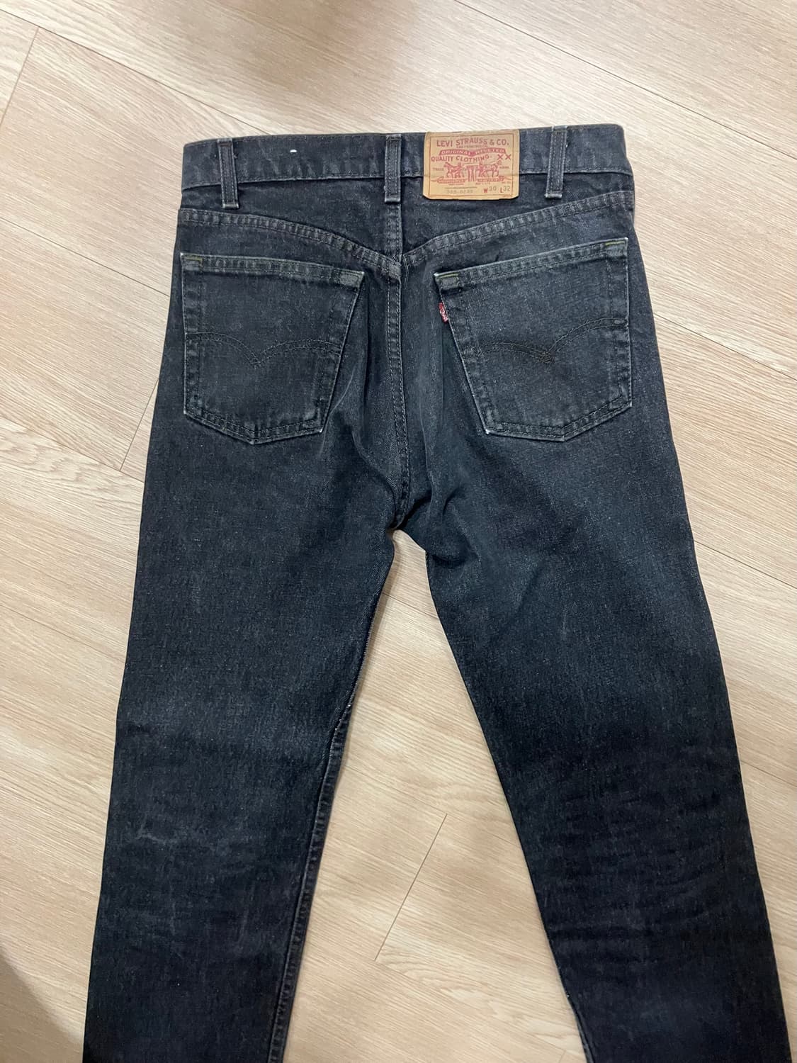 [30x32] made in usa 리바이스 501 흑청 상품이미지3