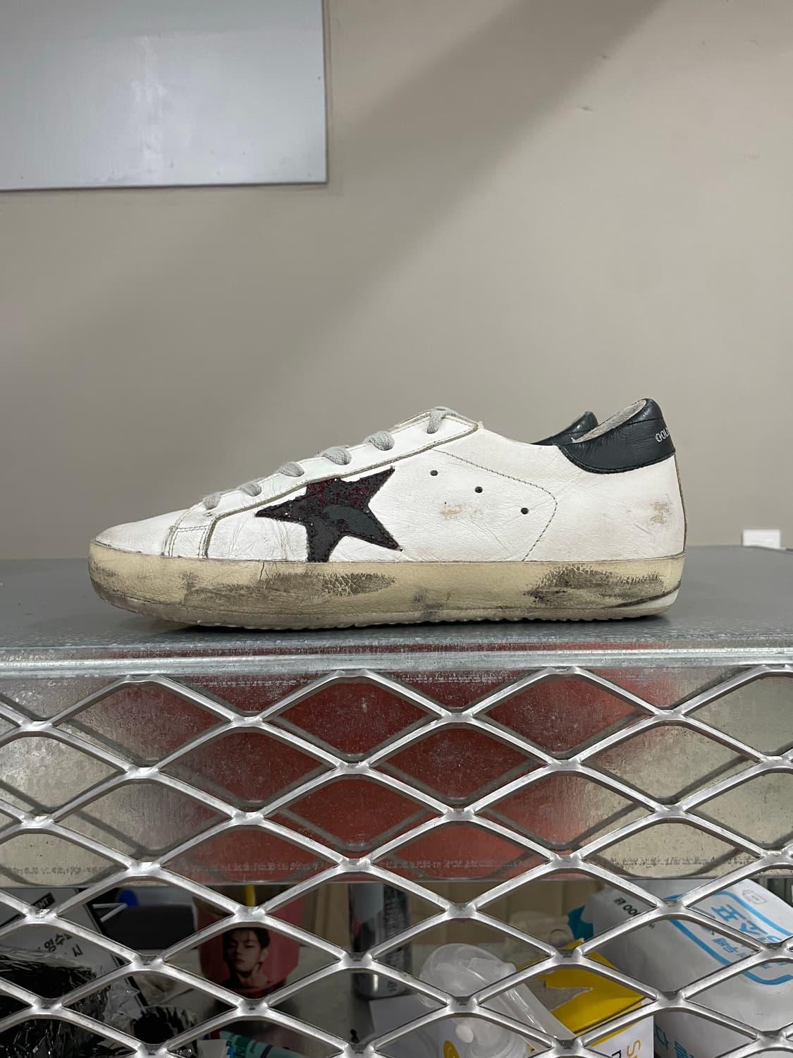 골든구스 슈퍼스타 화이트 블랙탭 38 상품이미지1