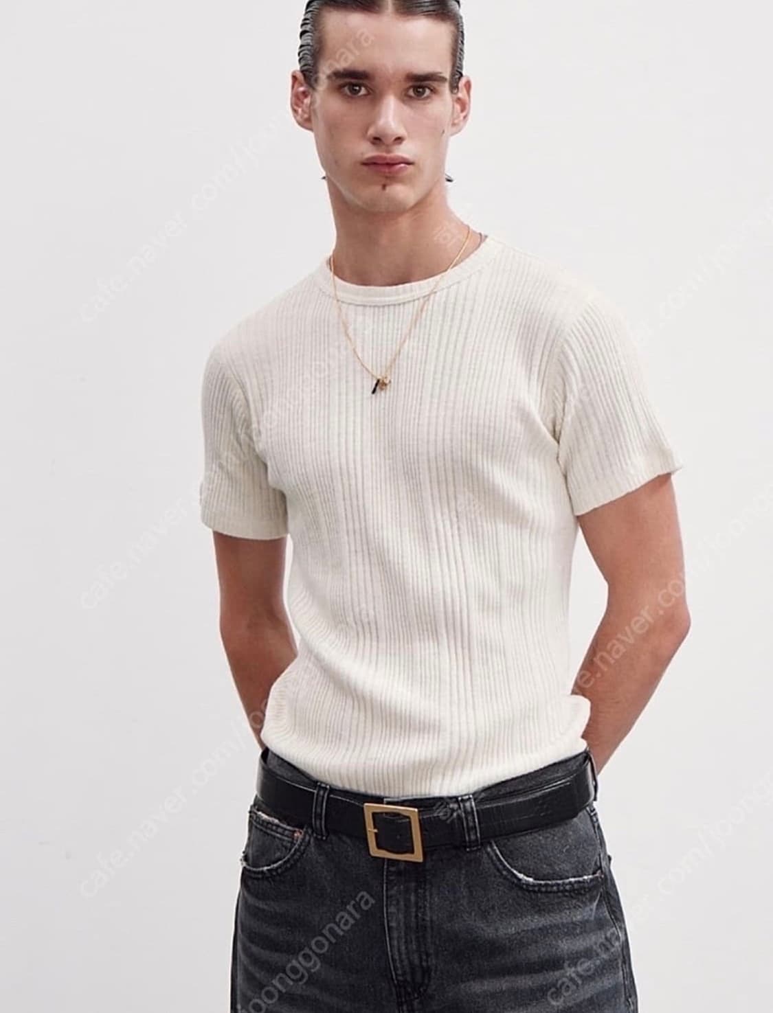 렉토 23FW 티셔츠 크림 S 상품이미지1