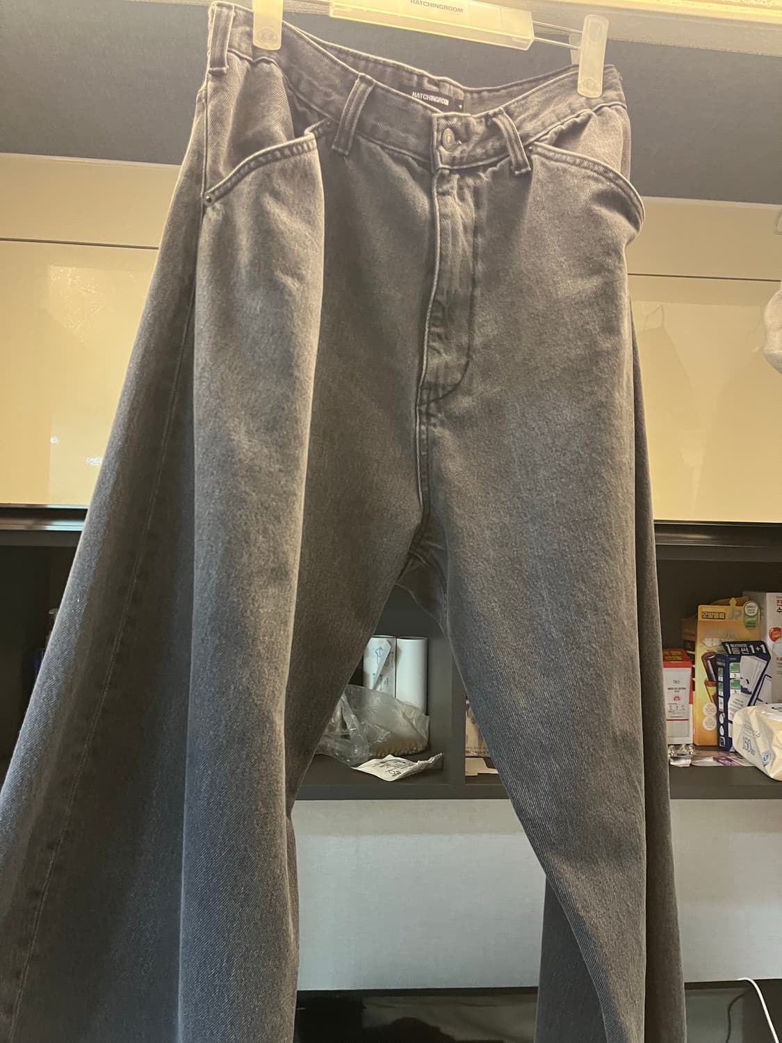 해칭룸 커브진 워시드블랙 4사이즈 상품이미지4