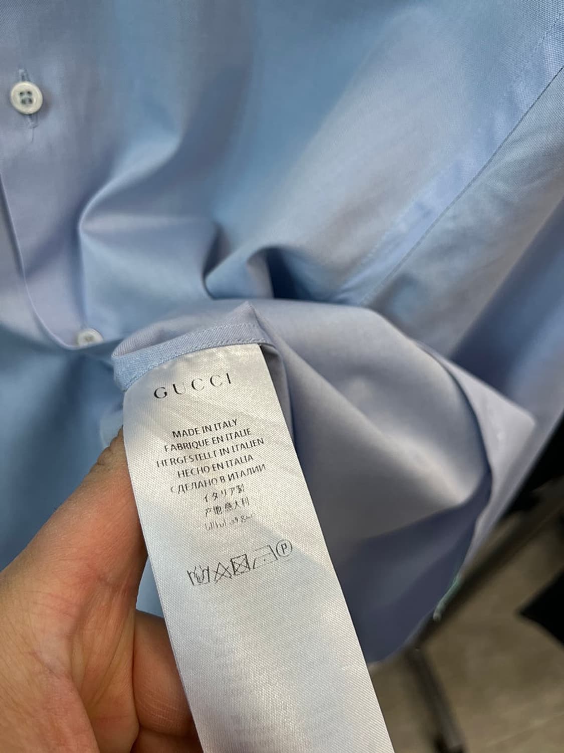 95-100) 구찌 소매자수 셔츠 상품이미지8