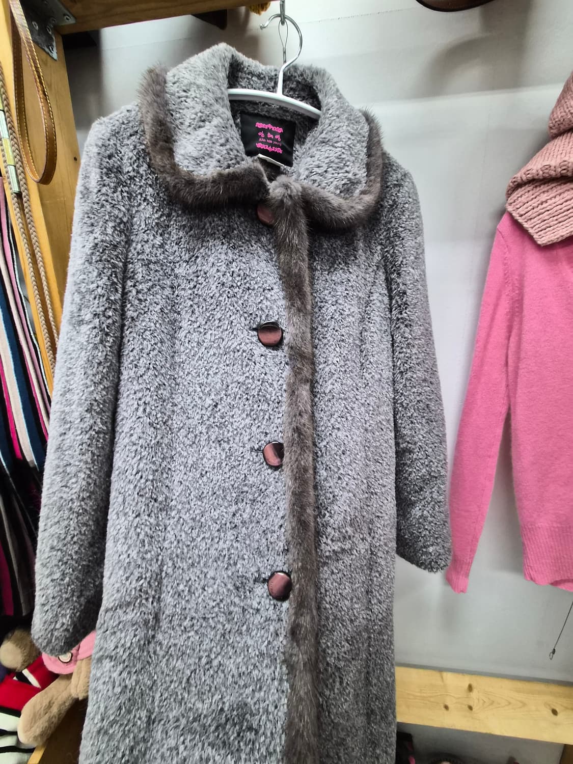 안혜영 밍크 알파카코트 상품이미지5