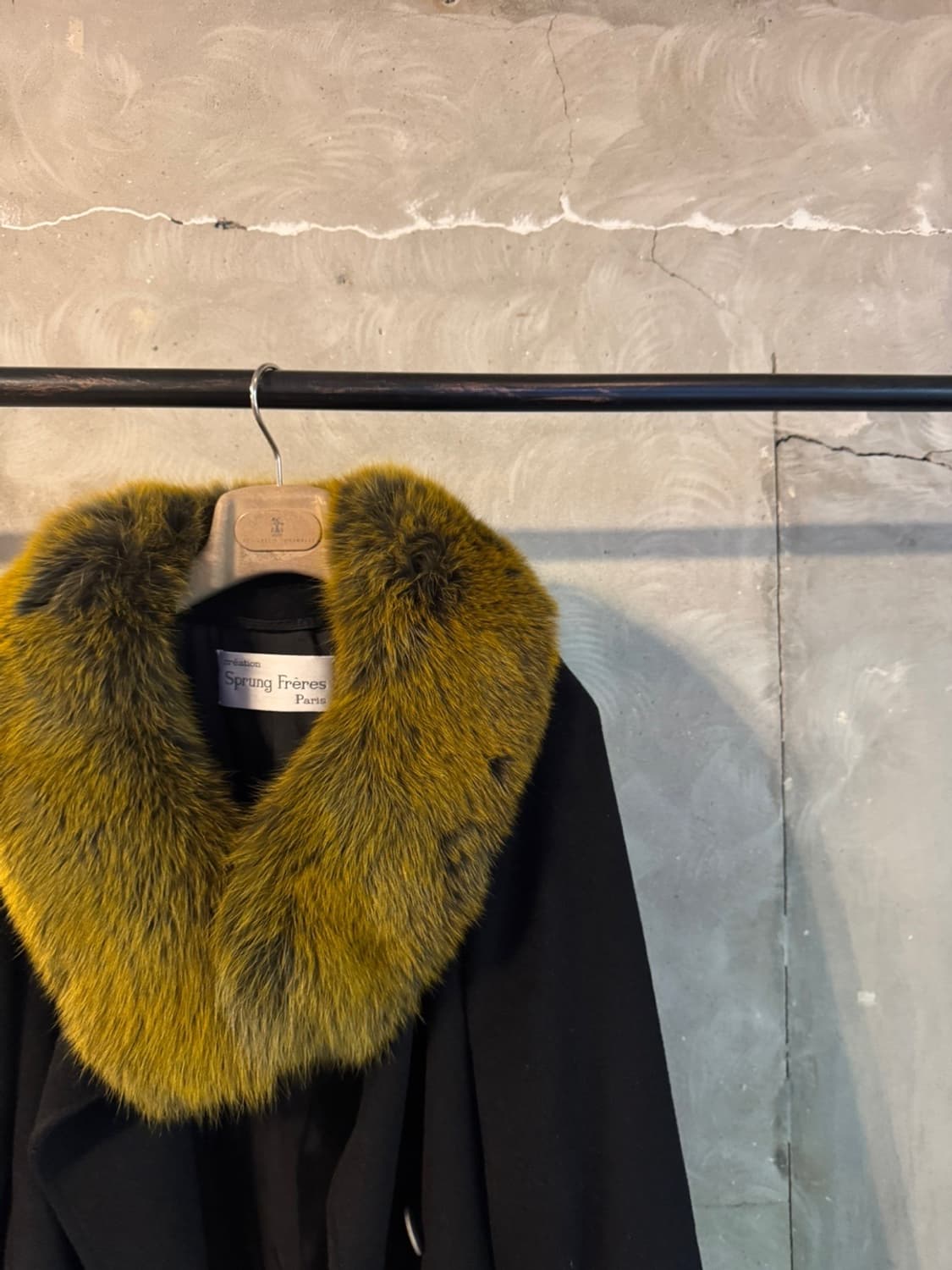 SPRUNG FERES PARIS 코요테퍼 케이프 코트 66~77 상품이미지3