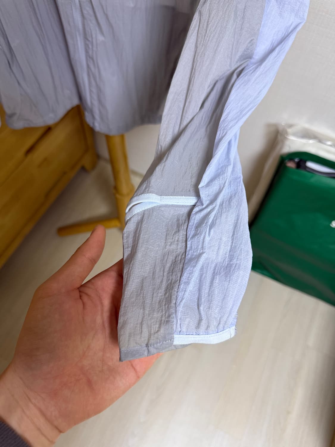 산산기어 에어 대쉬 자켓 라이트 그레이 팝니다. 상품이미지3