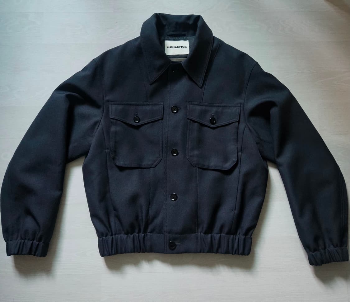 인사일런스 SASAKI 포인티드 칼라 블루종 SLATE GREY S 상품이미지1
