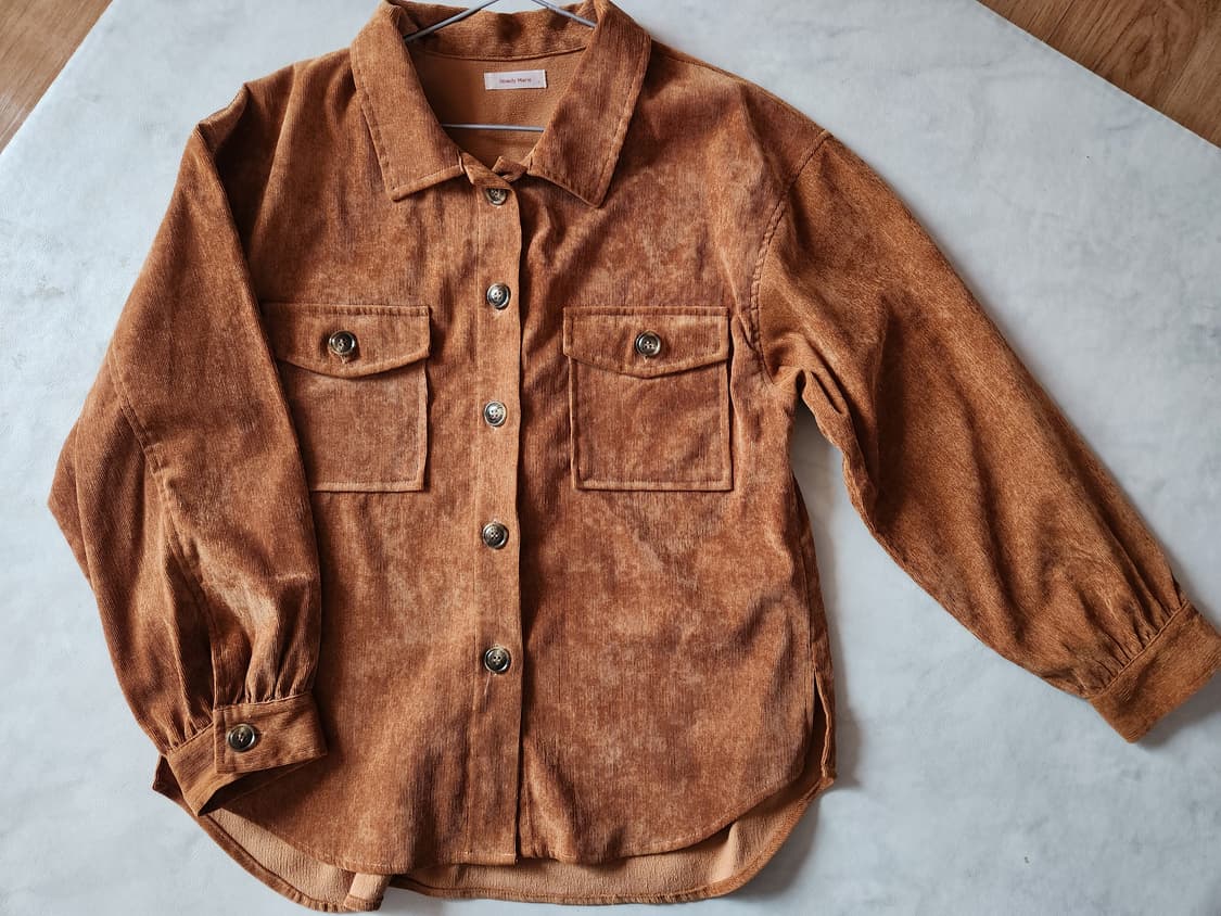 일본 빈티지 골덴 셔츠 상품이미지1