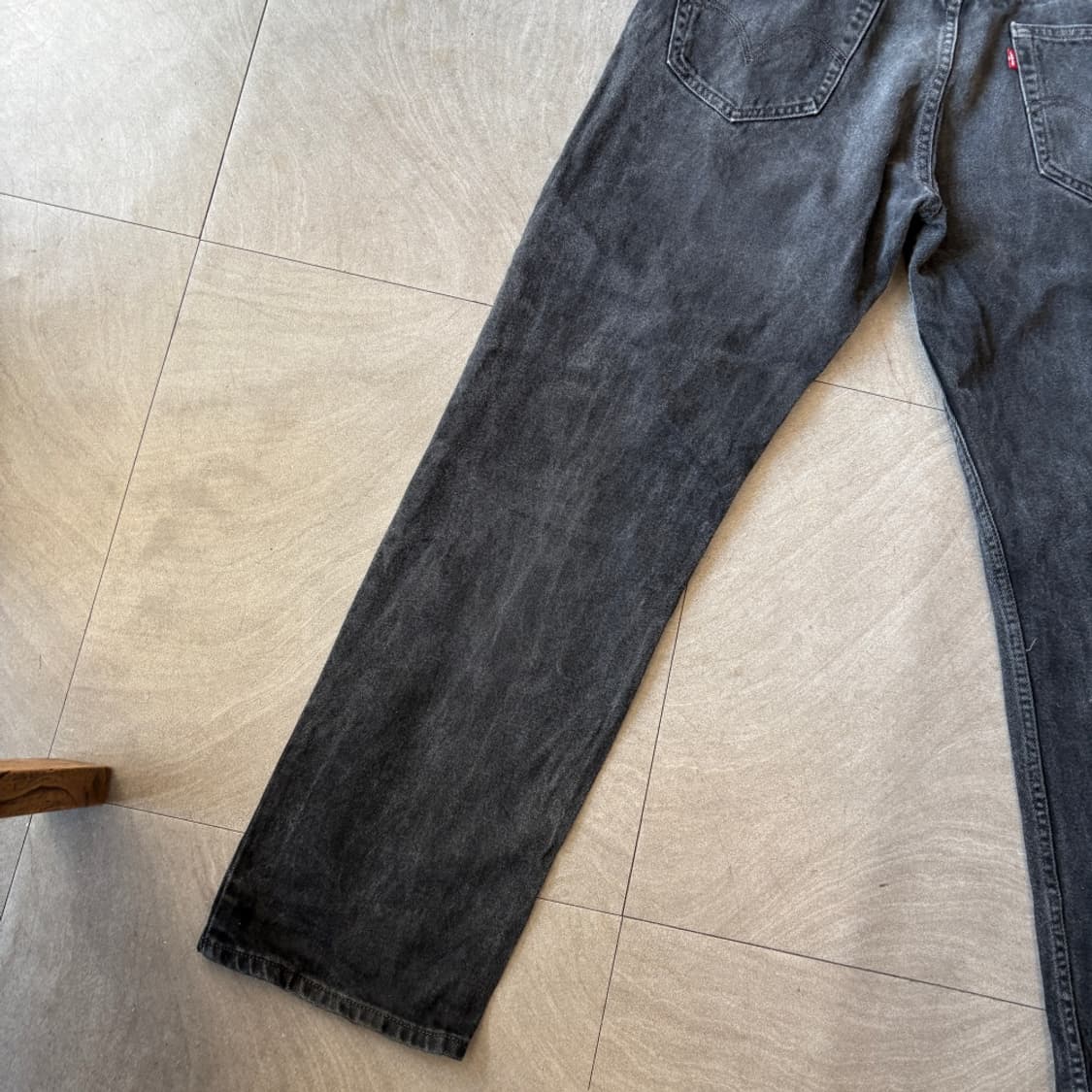 리바이스 정품 505 데님 블랙 팬츠 바지 상품이미지8