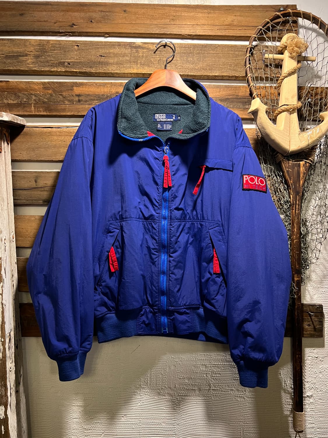 [M]90's OG 폴로 하이테크 폴라텍 플리스 웜업 자켓 상품이미지1