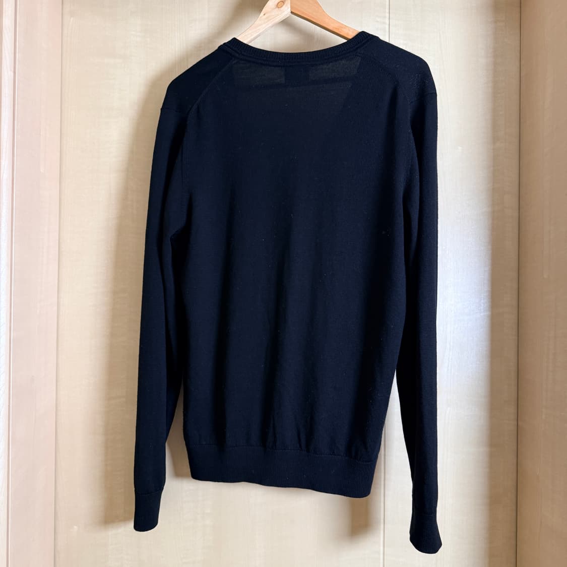 라코스테 메리노울 가디건 블랙 100 상품이미지2