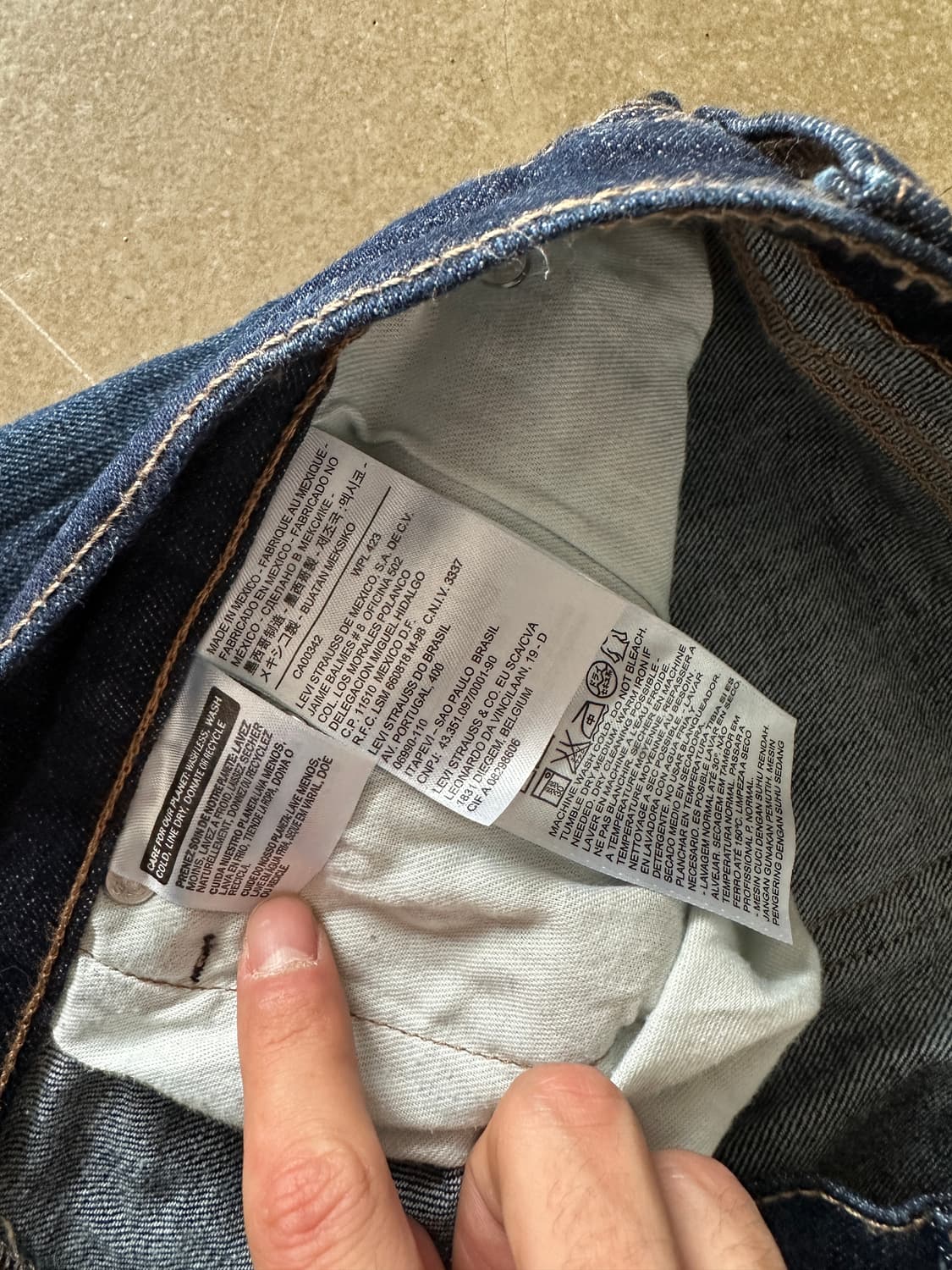 Levis 리바이스 505 데님 팬츠 w34 상품이미지6
