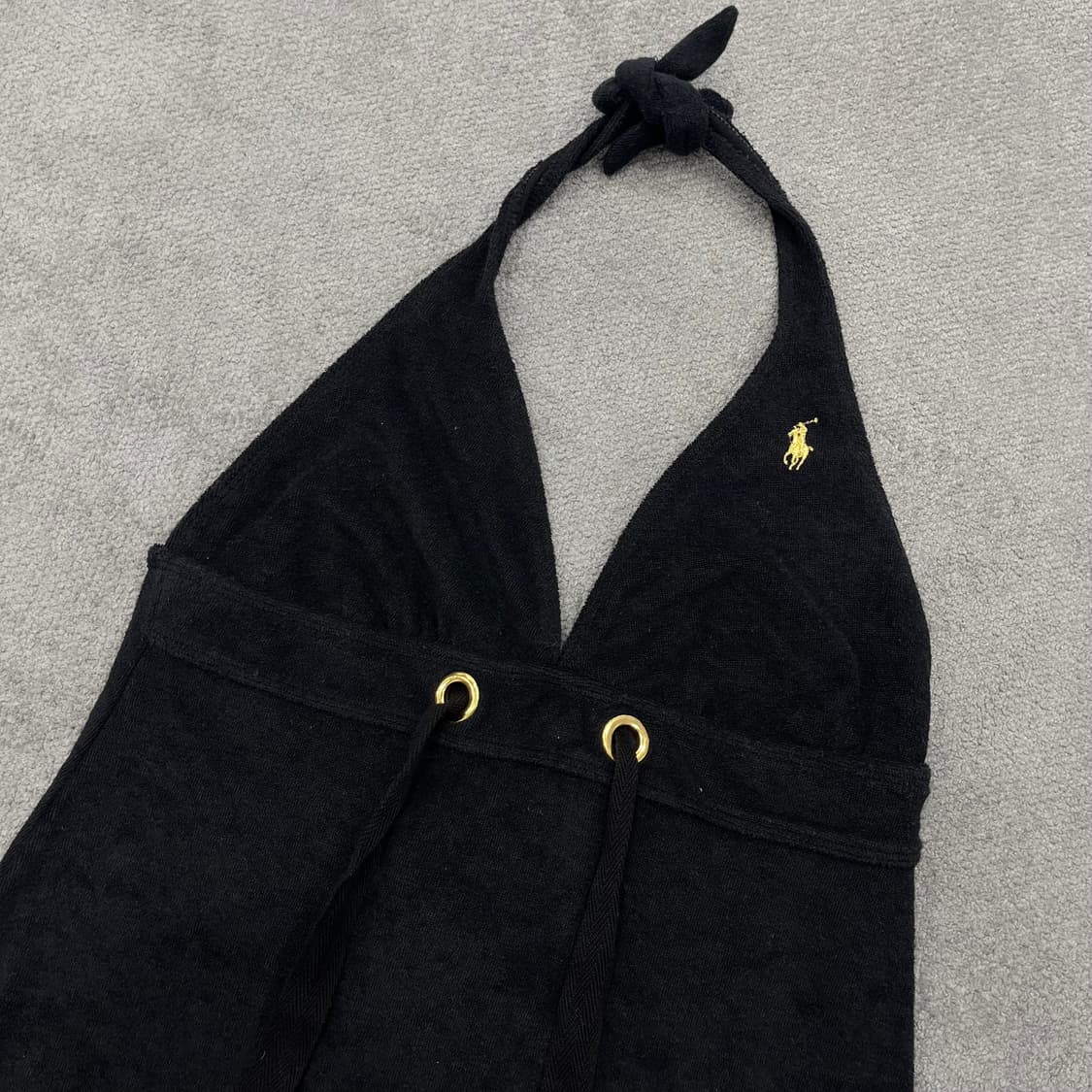 M 폴로 랄프로렌 블랙 홀터넥 원피스 상품이미지2