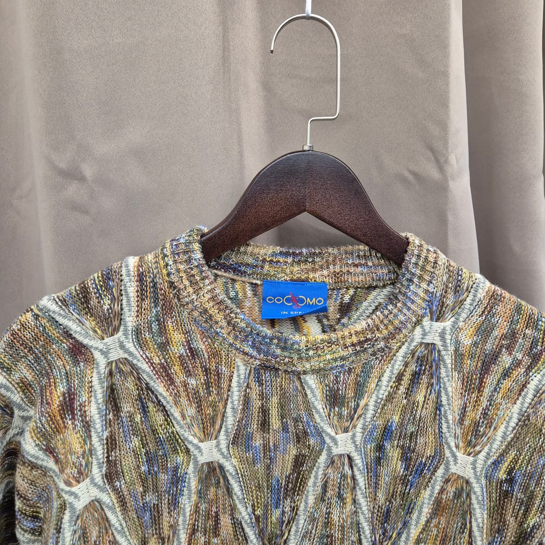 코코모 쿠지 스타일 니트 스웨터 상품이미지2